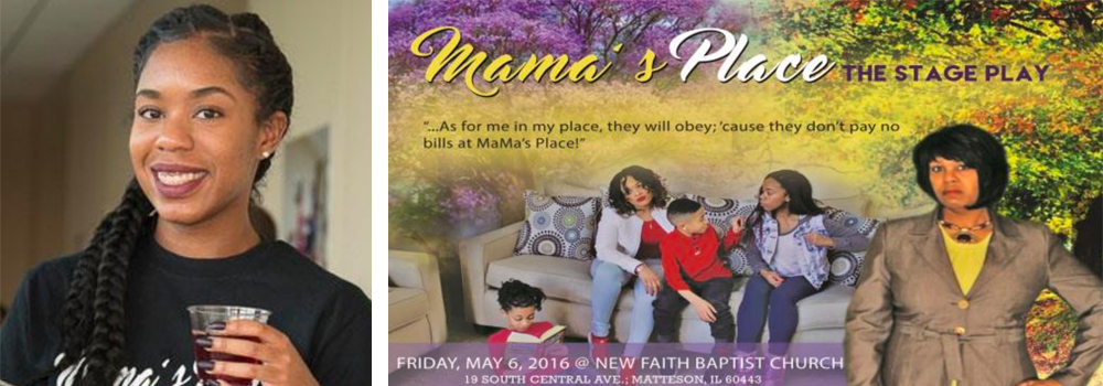 Ni’a Books Role In The Stage Play Mama’s Place