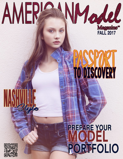 Isabelle Books Cover Of American Model Magazine