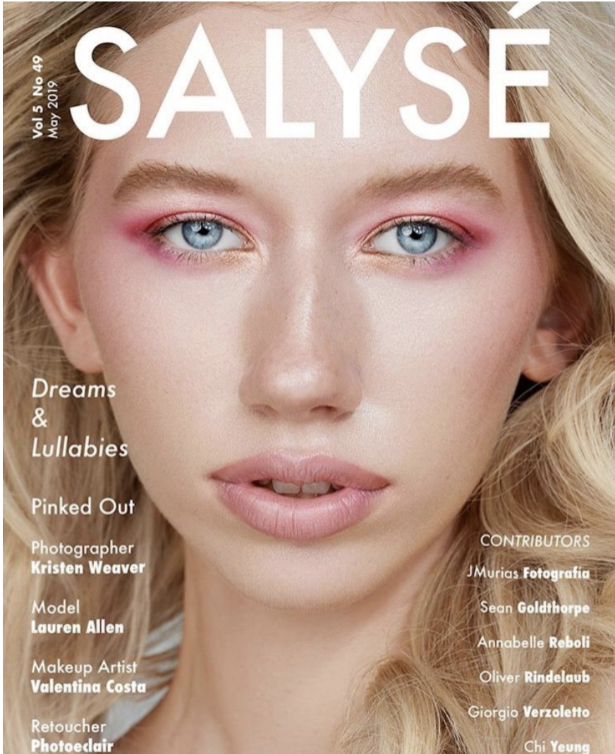 Lauren Booked The Cover Of Salyse Magazine