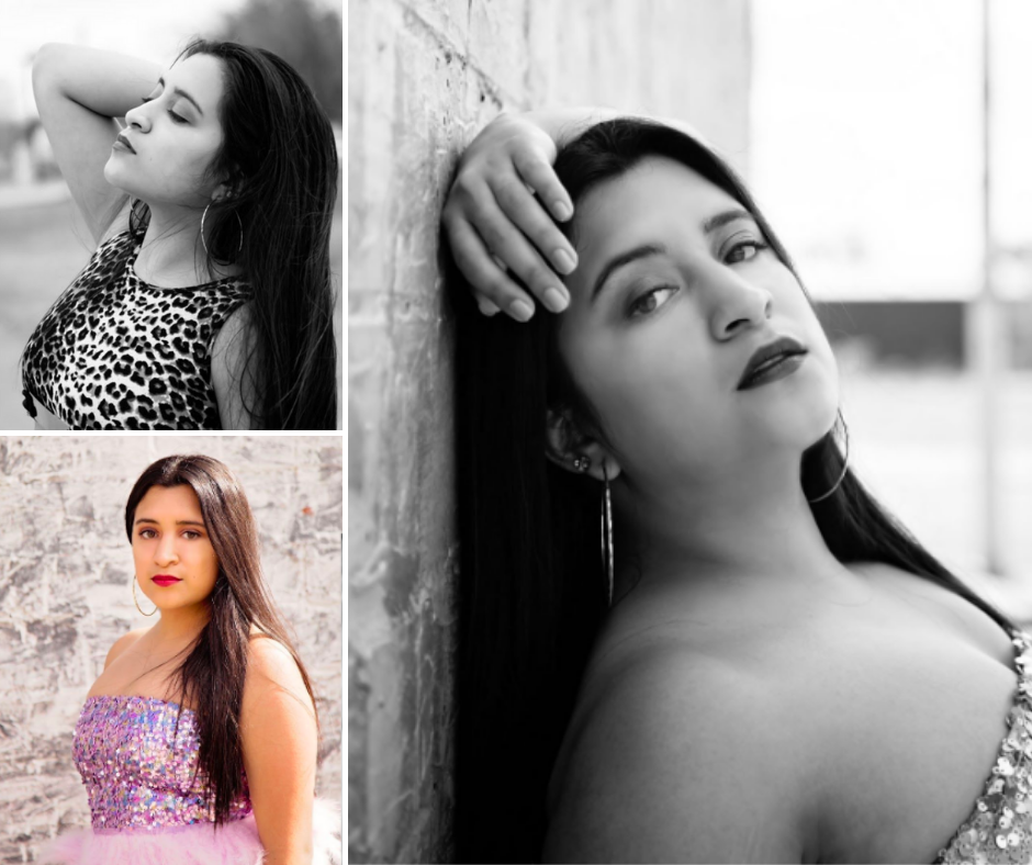 Collage Of Ariana Vargas Modeling In Different Poses