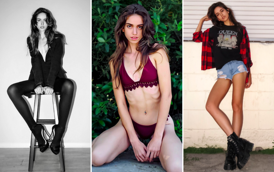 Collage Of Lexi Modeling In Different Poses And Outfits