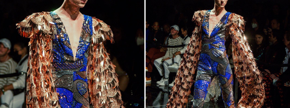 Shots Of Daniel Walking The Runway In LAFW