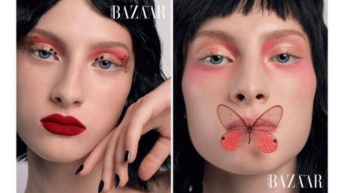 Dorian Eller Modeling As She Appears In Harper's Bazaar Arabia