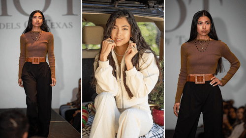 Allanna Cuellar Is An Aerie Ambassador And Walked In The Models Of Texas Fashion Show