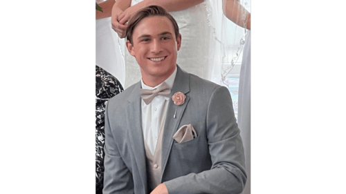 Nathaniel Reichle Modeled In Jovi’s Bridal & Mister Tuxedos Runway Show